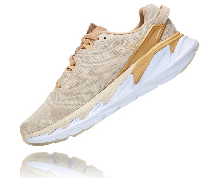 Hoka One One Running Shoes Mens Beige - Elevon 2 - 89304QJMZ